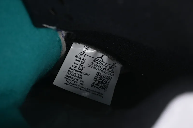 All categories Air Jordan Jordan series basketball shoes Air Jordan 5 L version Air Jordan 5 OG "Grape" AJ5 Joe 5 white grape first layer basketball shoes HQ7978-100